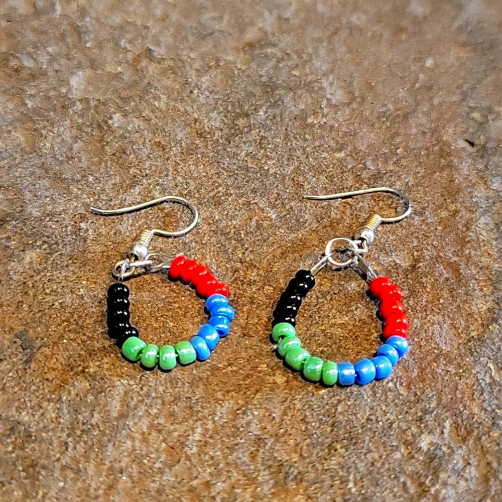 Handmade Beaded Boho Earrings